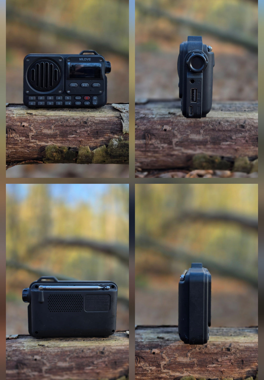 MLOVE - draagbare bluethooth radio