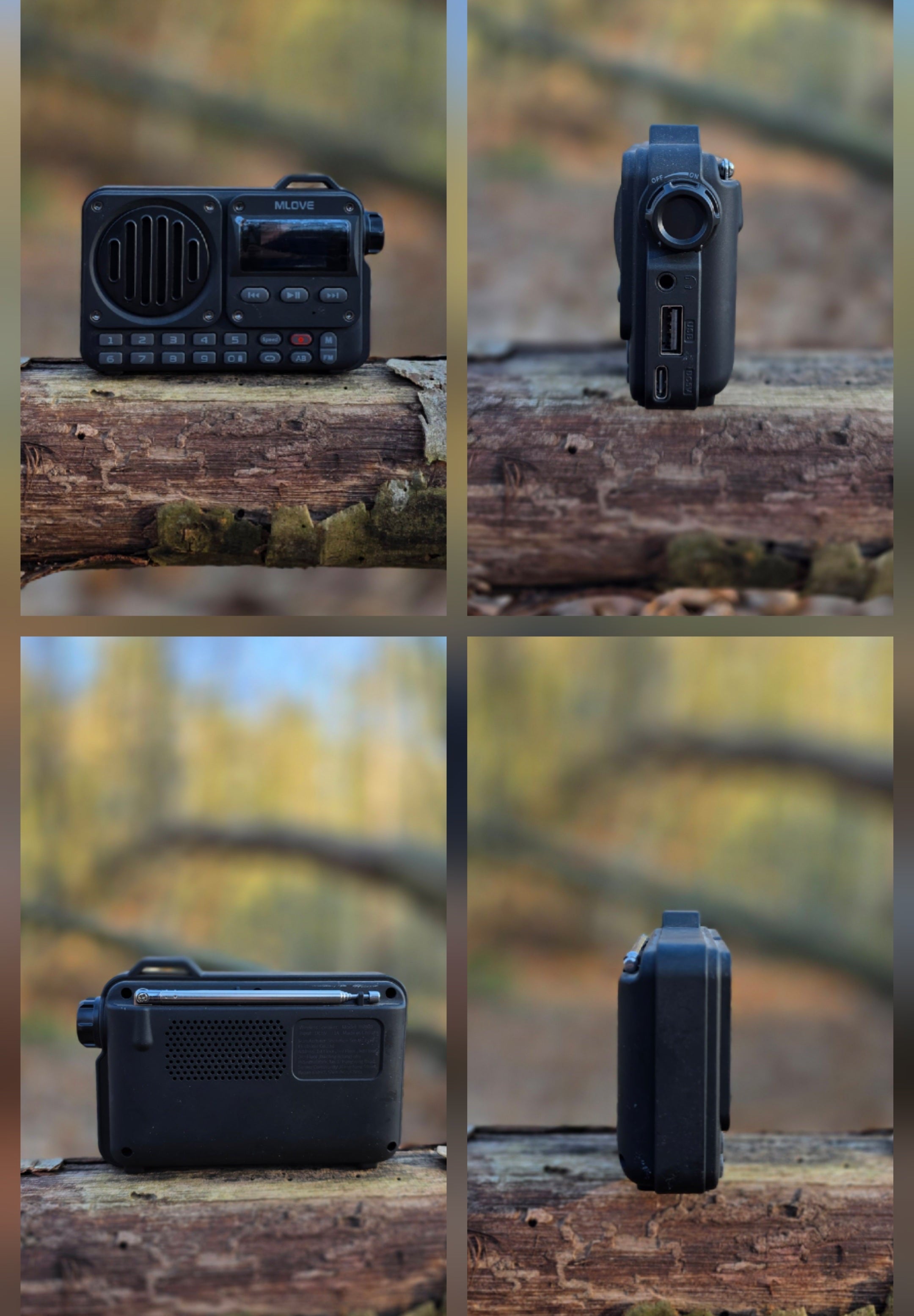 MLOVE - draagbare bluethooth radio